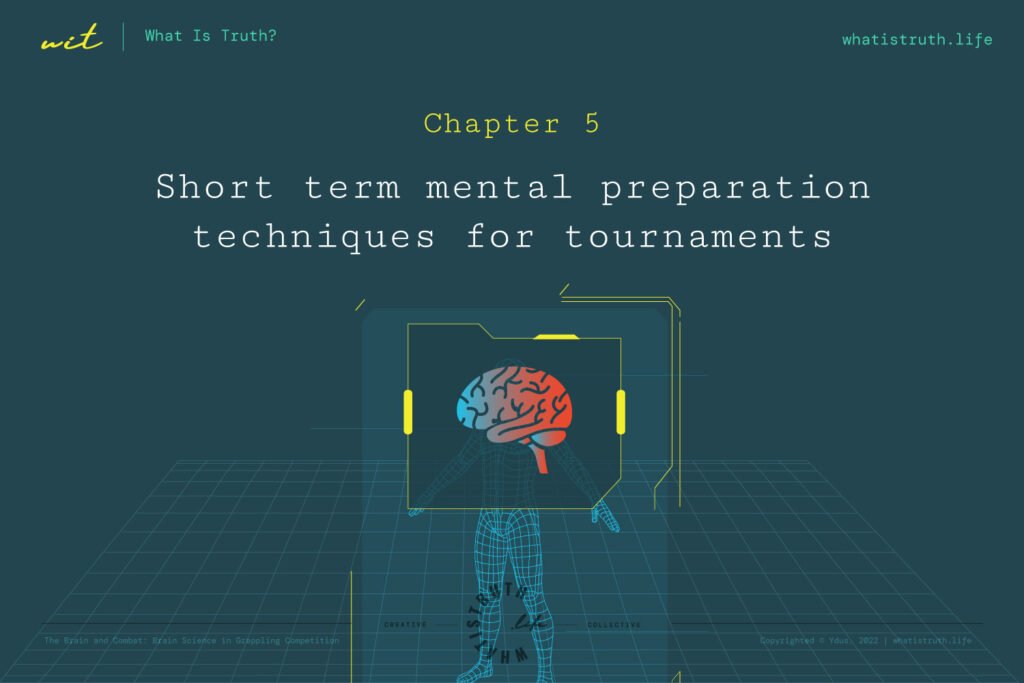 Short term mental preparation techniques for tournaments - Chapter 5 of The Brain and Combat: brain science in grappling competitions